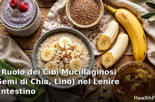 Semi di chia e semi di lino in ciotole, cibi mucillaginosi che leniscono l'intestino con il loro gel naturale