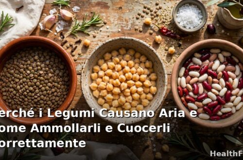 Come ammollare e cuocere correttamente i legumi per ridurre aria nella pancia e gonfiore addominale