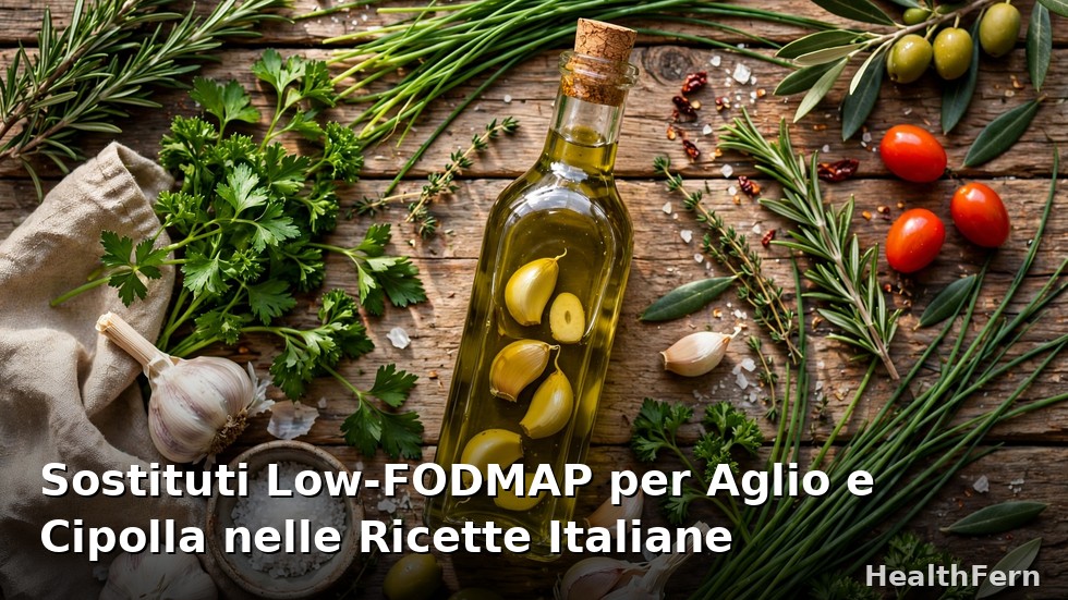 Sostituti low-FODMAP per aglio e cipolla nelle ricette italiane senza rinunciare al sapore
