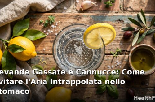 Come bevande gassate e cannucce intrappolano aria nello stomaco causando gonfiore addominale