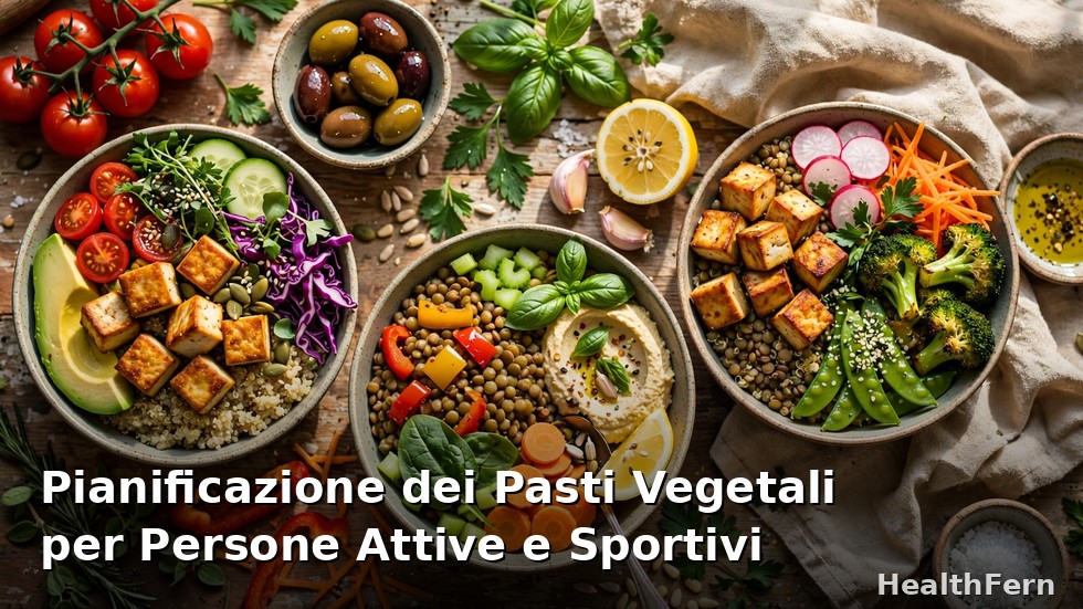 Pasti vegetali per sportivi attivi: ciotole proteiche con legumi, quinoa, tofu e frutta secca dopo l'allenamento