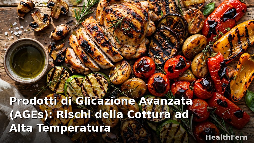 Confronto tra cottura delicata al vapore e grigliatura ad alta temperatura, con effetti sulla formazione di AGEs negli alimenti