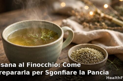 Tazza di tisana al finocchio con semi di finocchio